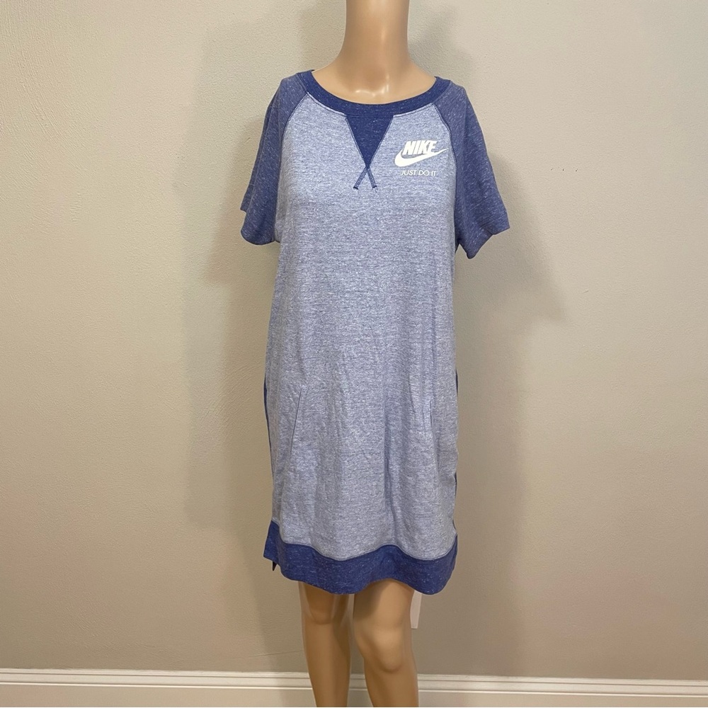Nike Gym Vintage Tee Women's Blue Dress